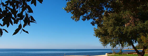 Plaža Ladin gaj Umag panorama