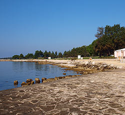 Spiaggia Hotel Laguna Materada, Porec