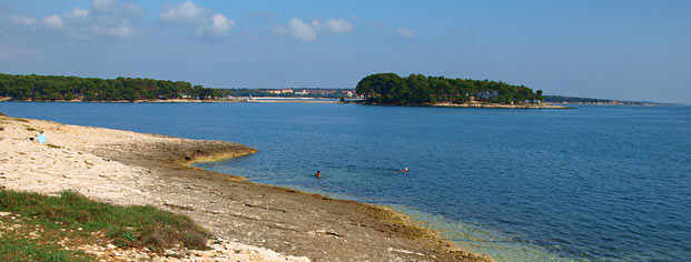 Plaža Munte Medulin panorama