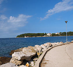 Spiaggia isola di S. Caterina, Rovinj, Rovinj