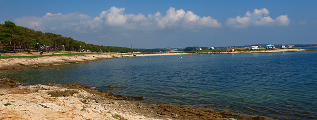 Plaža Stupice Medulin panorama