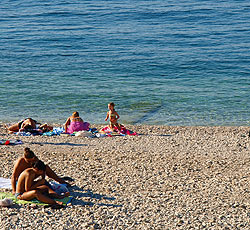 Strand Ambrela, Pula