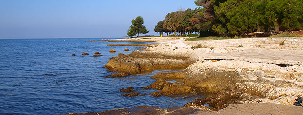 Strand AC Bijela Uvala Porec panorama