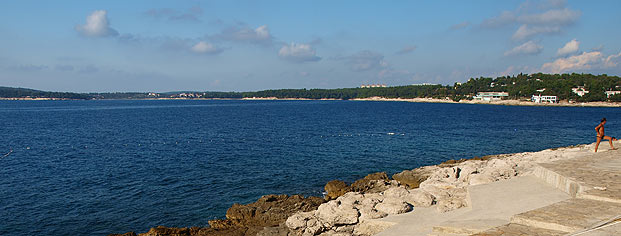 Beach Brioni Pula panorama