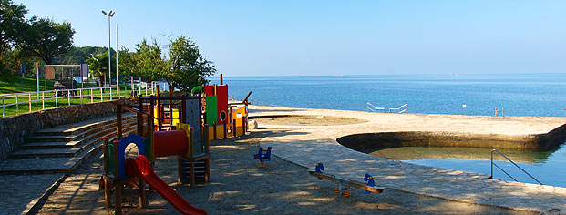 Plaža Brulo Poreč panorama