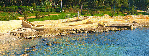Spiaggia Galeb Porec panorama