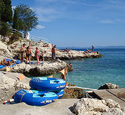 Plaža Girandella, Rabac