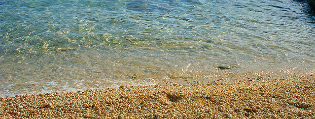 Strand Girandella Rabac panorama