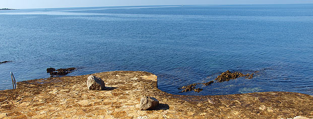 Beach Gradsko kupaliste Porec panorama