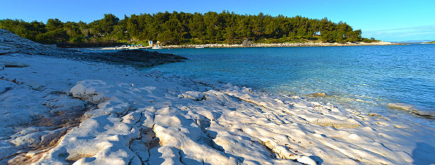 Strand Cape Kamenjak Medulin panorama