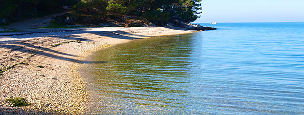 Plaža Kanegra Umag panorama