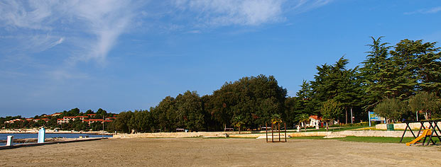 Plaža Koversada Vrsar panorama