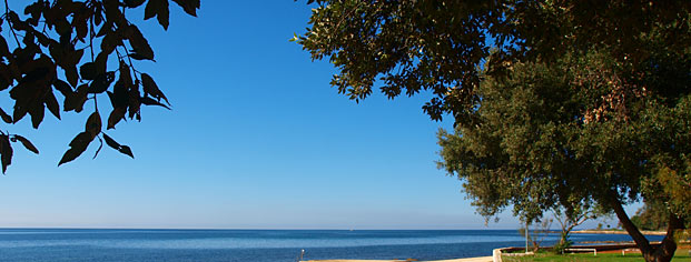 Strand Ladin gaj Umag panorama