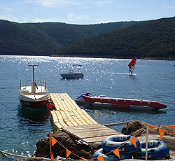 Strand Lanterna, Rabac