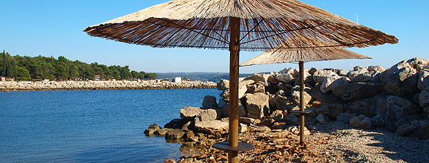 Spiaggia Maestral Novigrad panorama