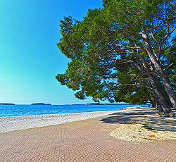 Plaža MUP Valbandon, Pula