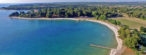 Strand MUP Valbandon Pula panorama