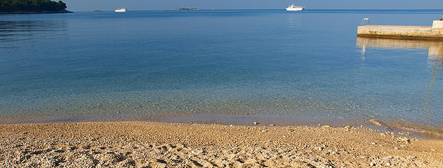 Spiaggia Hotel Parentium Porec panorama