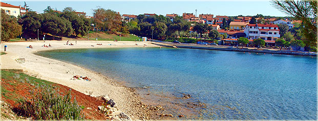 Plaža Pješčana Uvala Medulin panorama