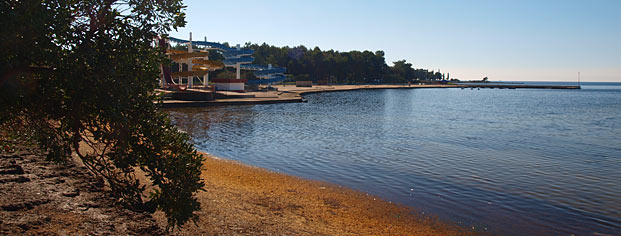 Spiaggia Polynesia Umag panorama