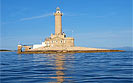 The lighthouse of Porer cliff, Medulin