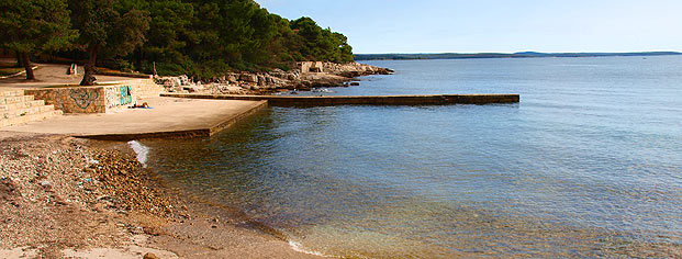 Beach Cape Škaraba, Rovinj Rovinj panorama