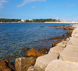 Spiaggia isola di S. Caterina, Rovinj, Rovinj