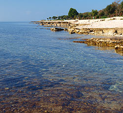 Beaches in Istria peninsula