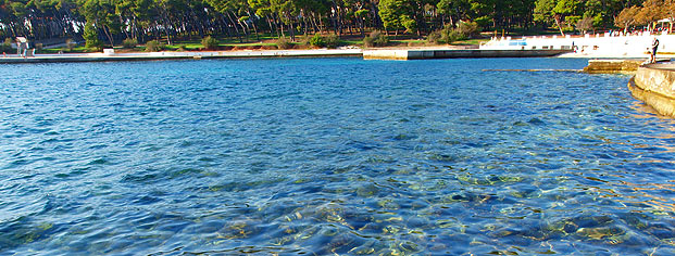 Plaža Valkane Pula panorama